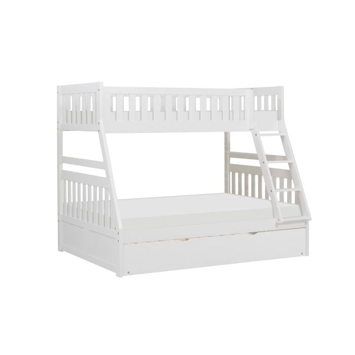 B2053TFW-1*R - (4) Twin/Full Bunk Bed with Twin Trundle Half Price Furniture