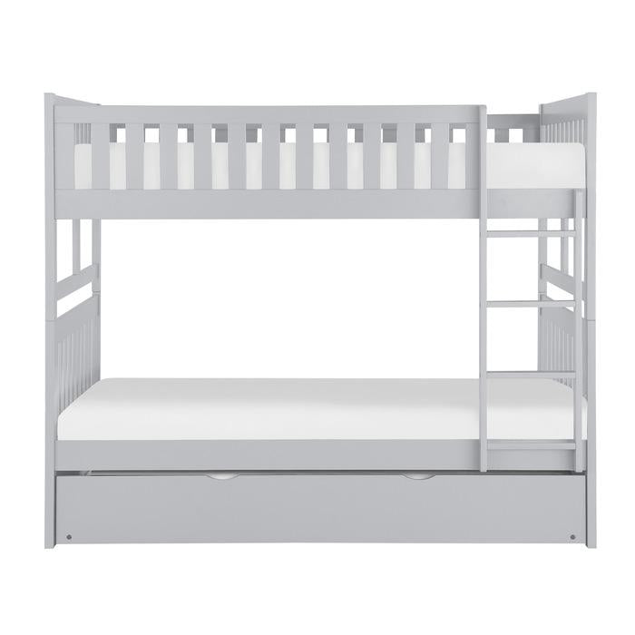 B2063FF-1*R - (4) Full/Full Bunk Bed with Twin Trundle Half Price Furniture