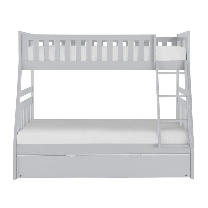 B2063TF-1*R - (4) Twin/Full Bunk Bed with Twin Trundle Half Price Furniture