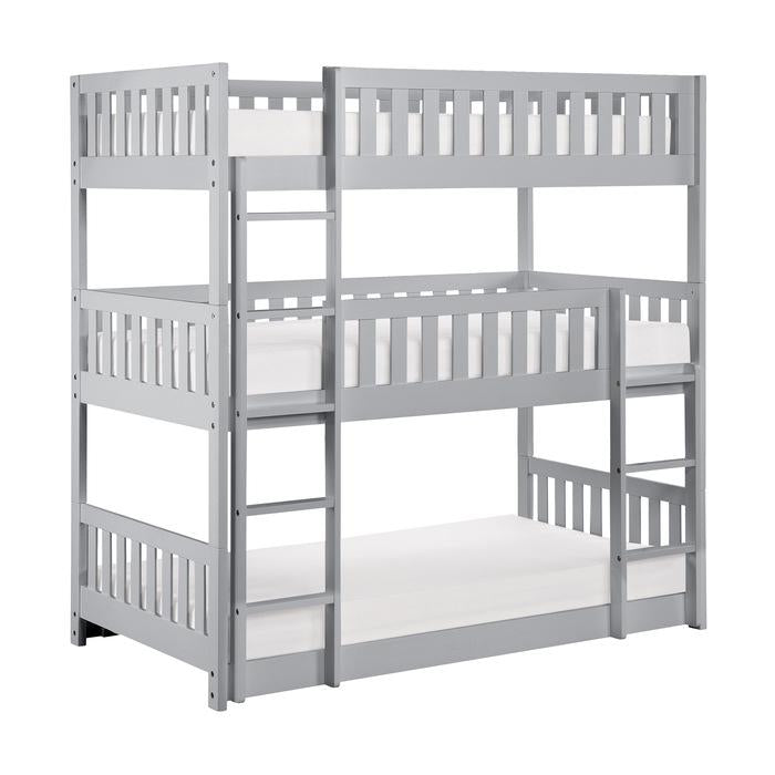 B2063TTT-1* - (3) Triple Bunk Bed Half Price Furniture