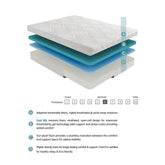 MT-NG10CK - 10" California King Gel-Infused Memory Foam Mattress Half Price Furniture