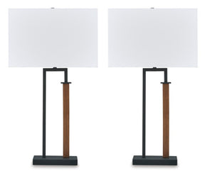 Voslen Table Lamp (Set of 2) - Half Price Furniture