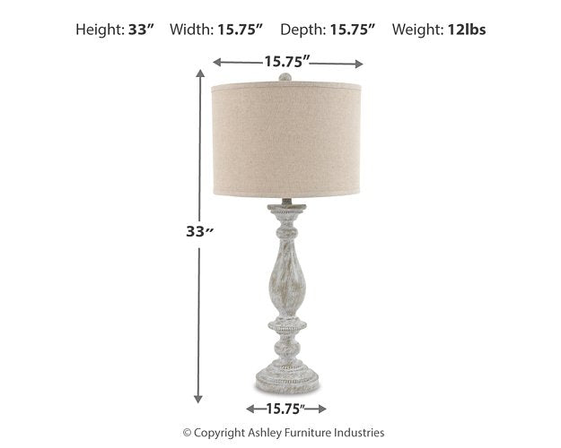 Bernadate Table Lamp (Set of 2) - Half Price Furniture