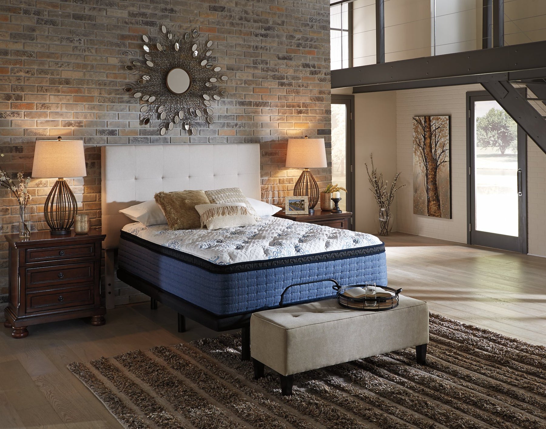 Mt Dana Euro Top Mattress Set - Half Price Furniture