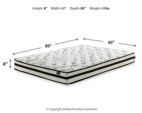 8 Inch Chime Innerspring Mattress Set - Mattress Set - Half Price Furniture