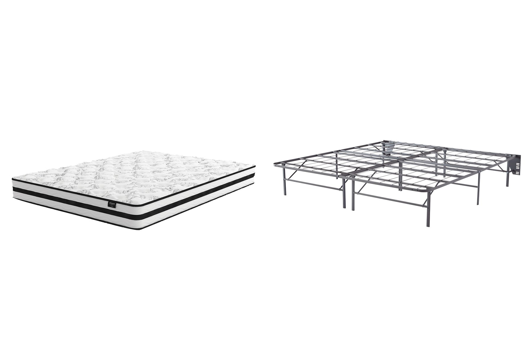 8 Inch Chime Innerspring Mattress Set - Mattress Set - Half Price Furniture