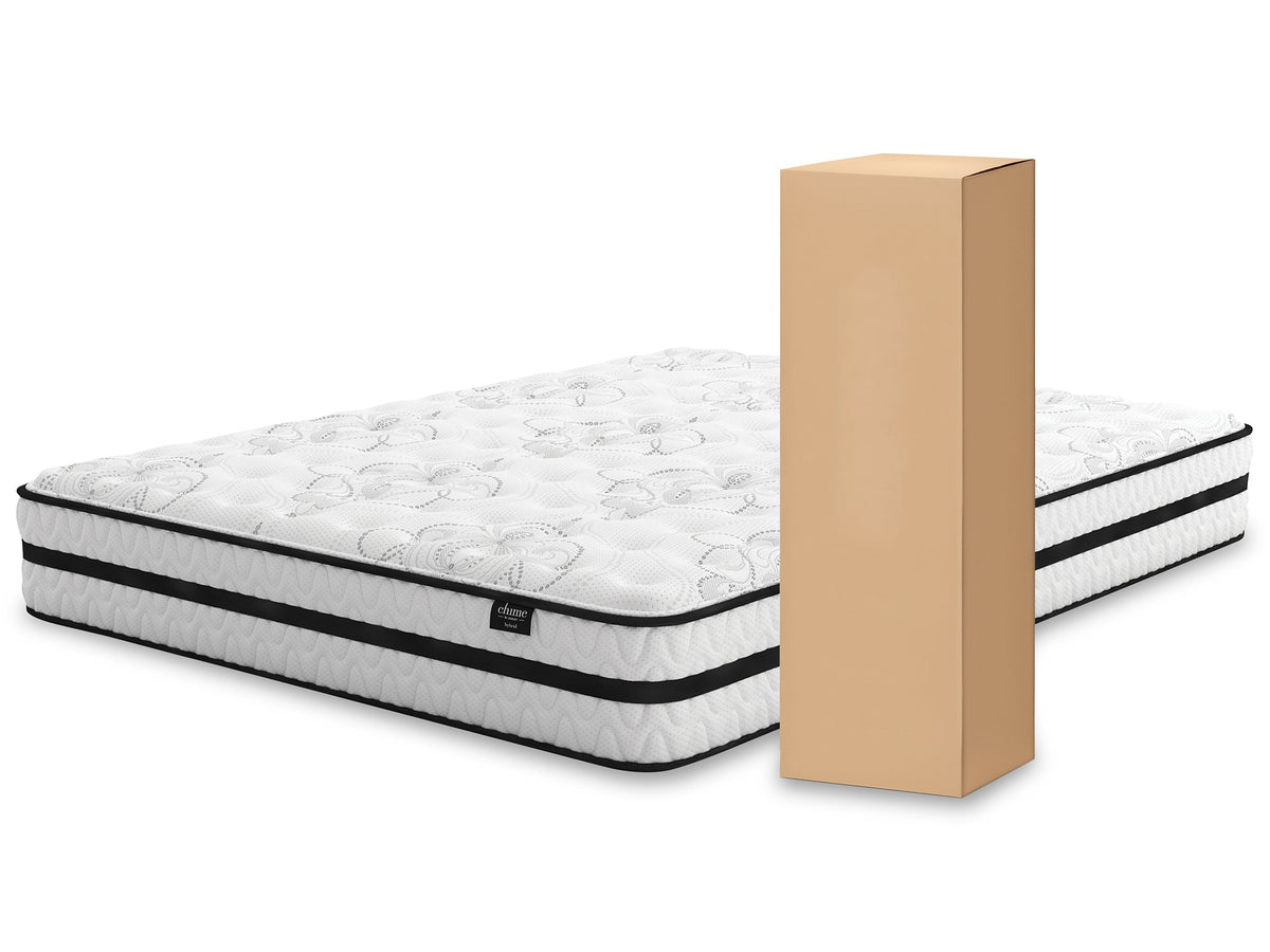 Chime 10 Inch Hybrid 2-Piece Mattress Set - Mattress Set - Half Price Furniture