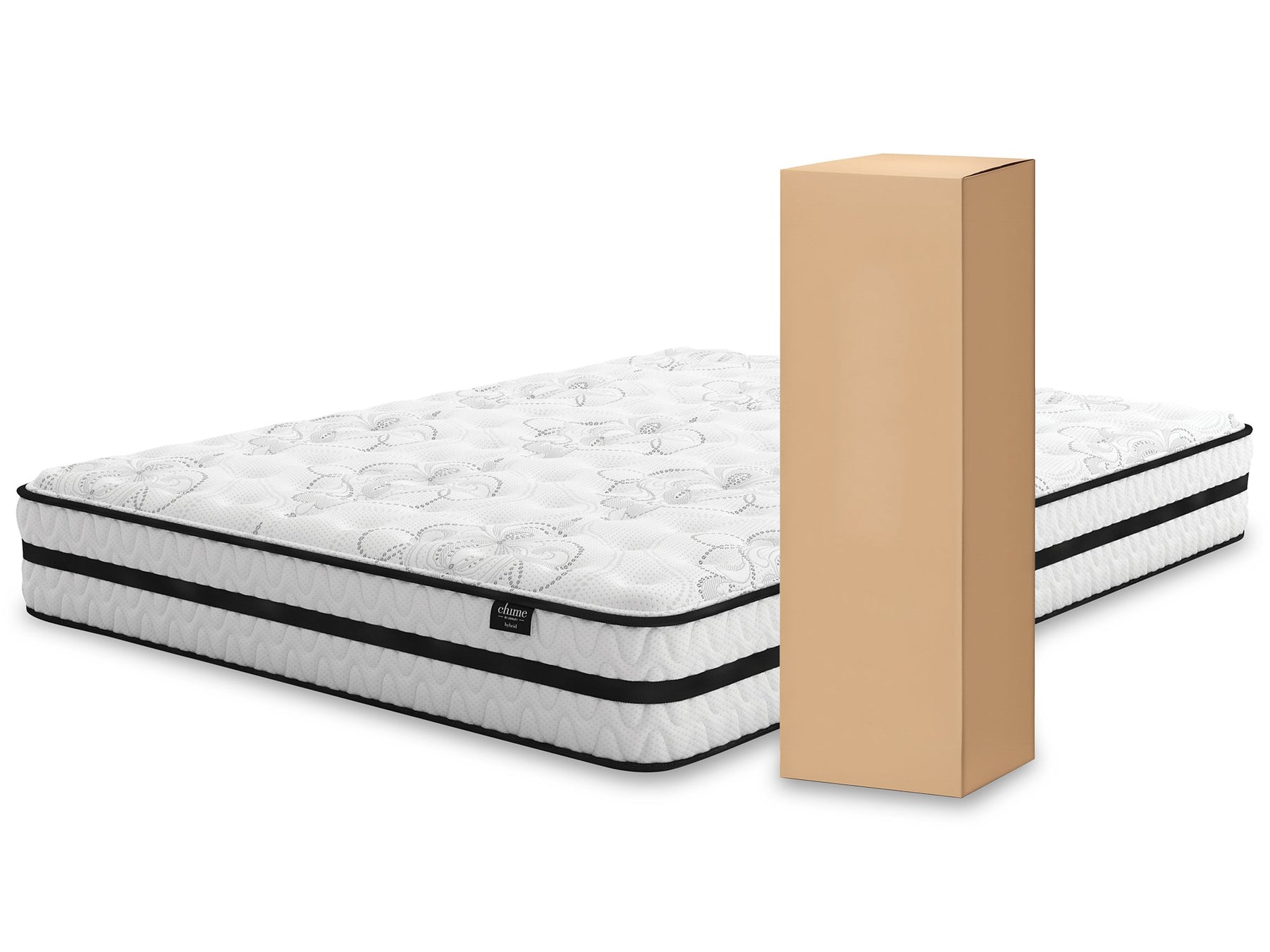 Chime 10 Inch Hybrid 2-Piece Mattress Set - Half Price Furniture