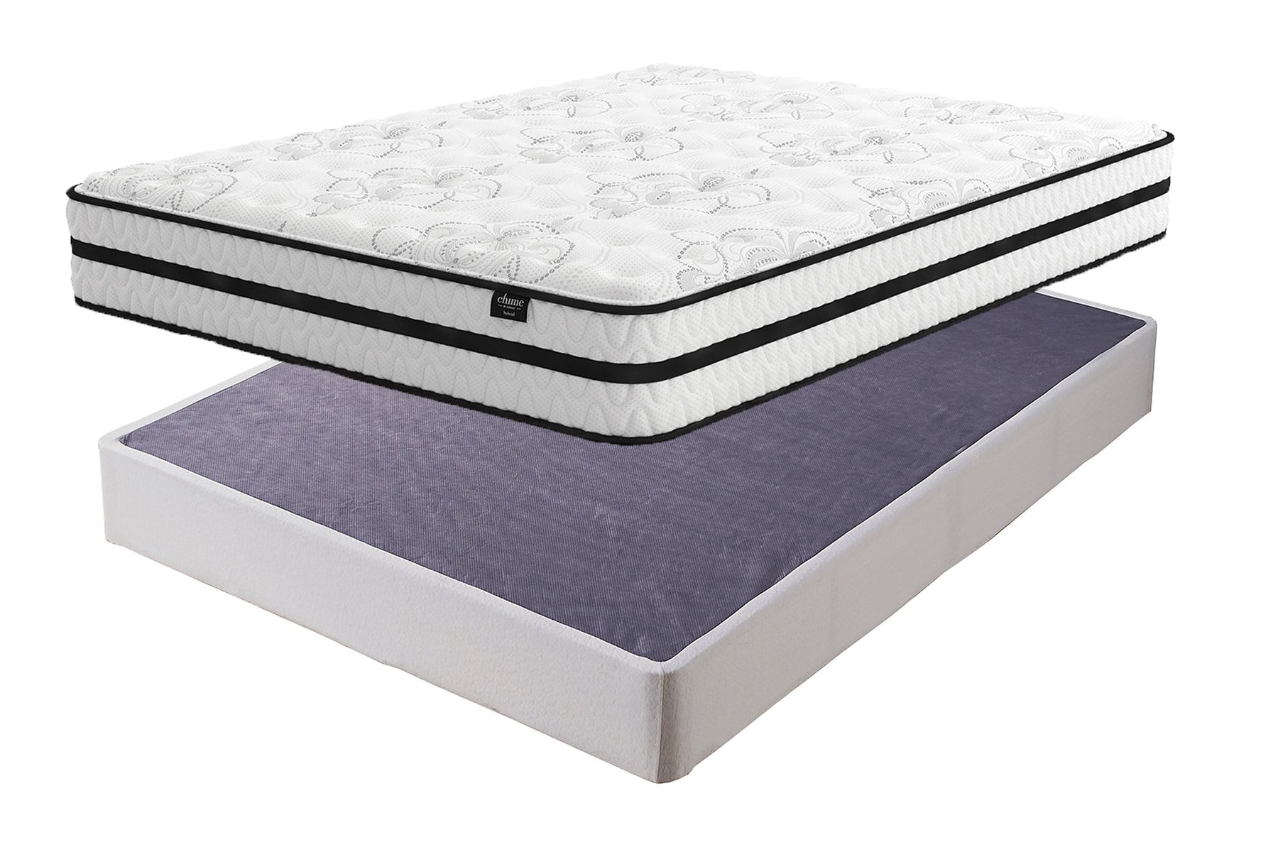 Chime 10 Inch Hybrid Mattress Set - Half Price Furniture