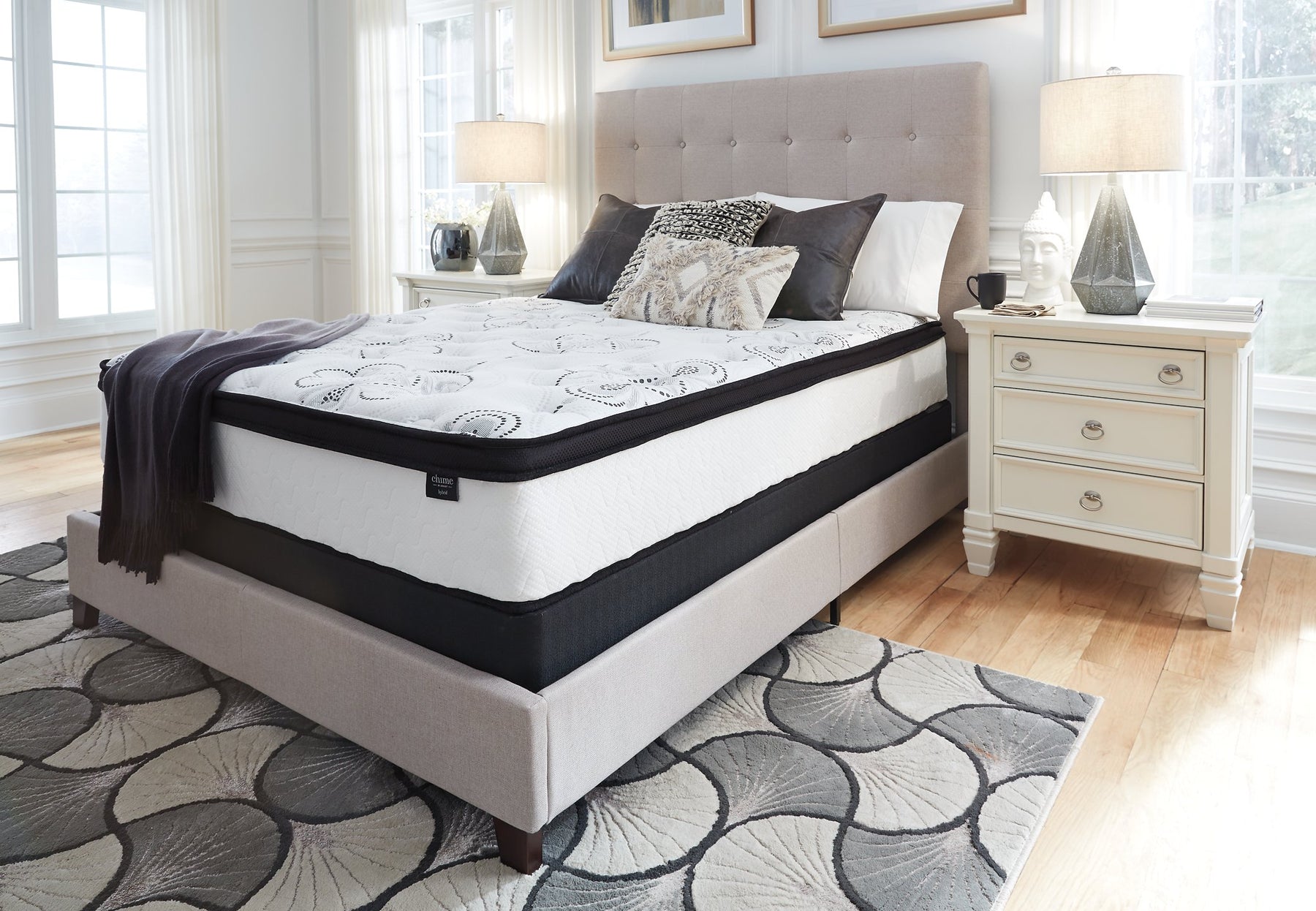 Chime 12 Inch Hybrid Mattress in a Box - Half Price Furniture