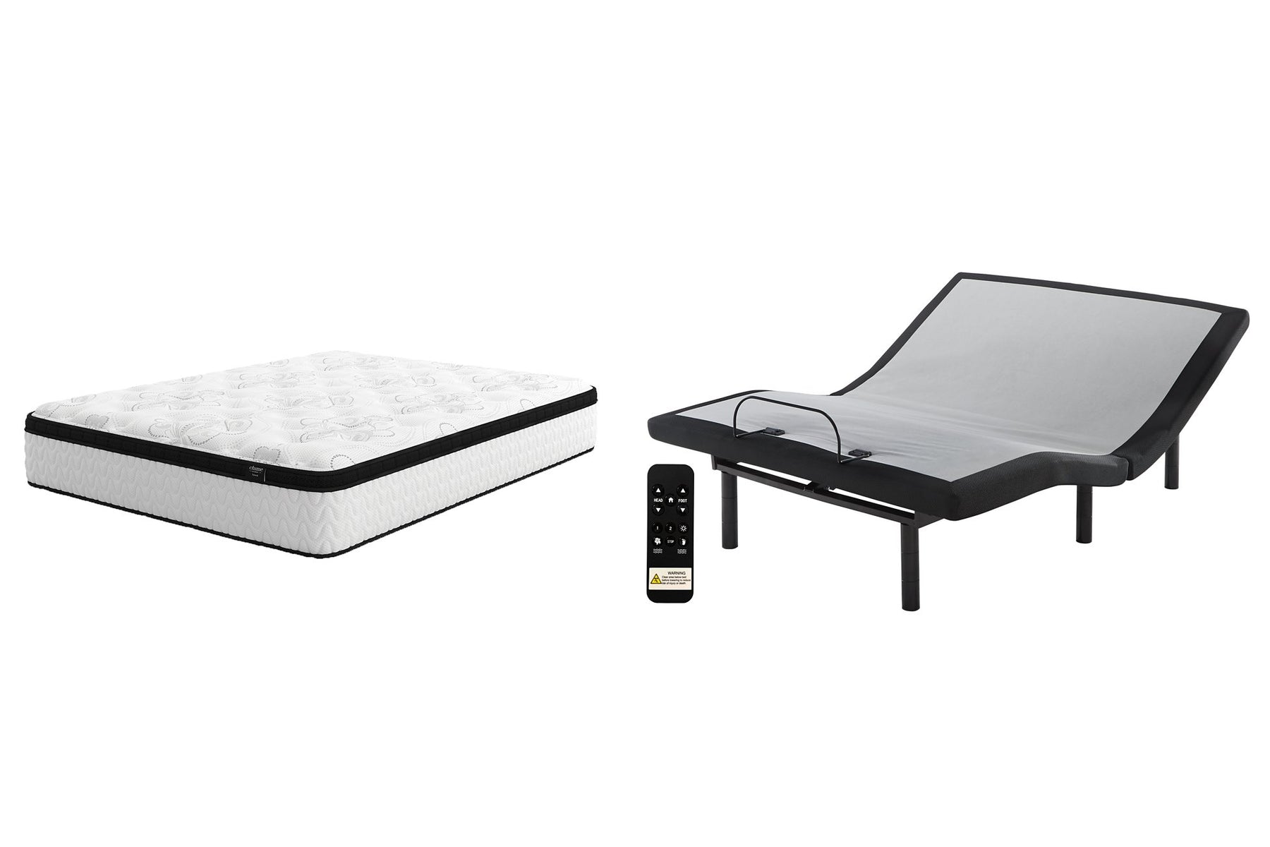 Chime 12 Inch Hybrid Mattress Set - Half Price Furniture