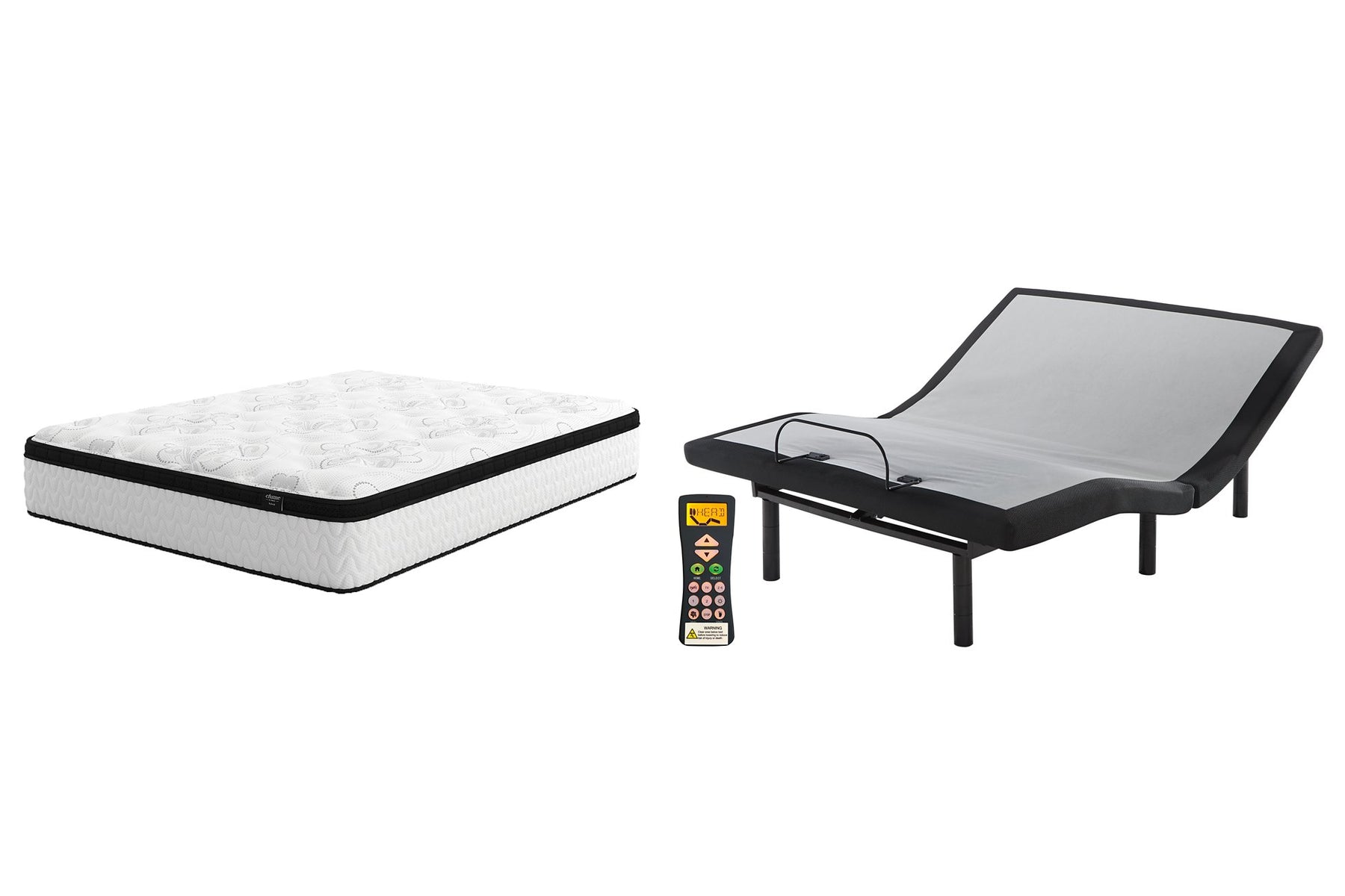 Chime 12 Inch Hybrid Mattress Set - Half Price Furniture