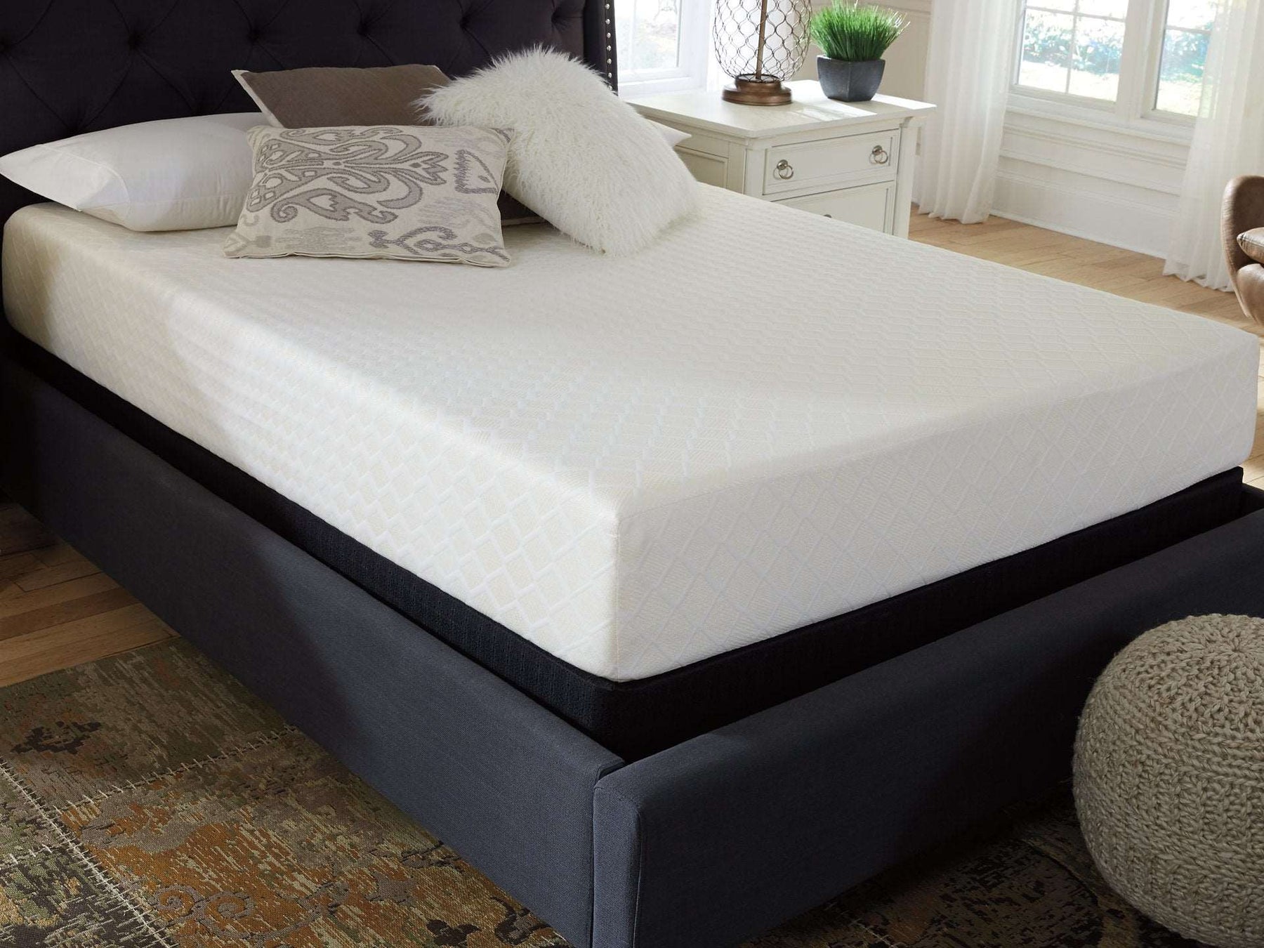 10 Inch Chime Memory Foam Mattress Set - Half Price Furniture