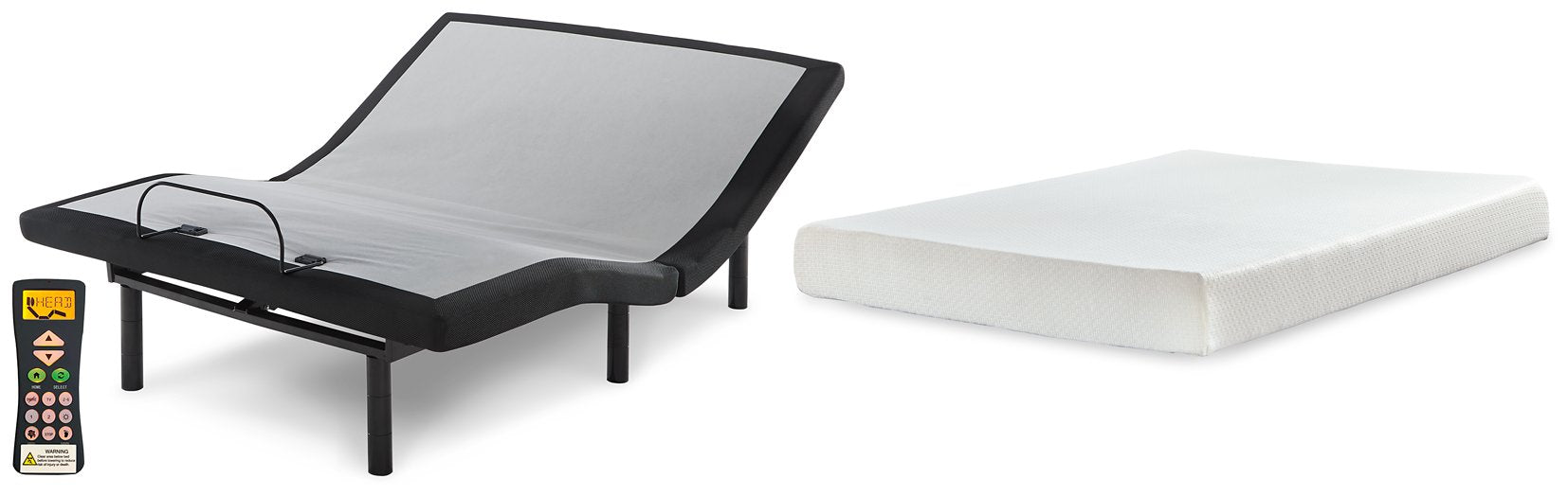 Chime 8 Inch Memory Foam Mattress Set - Half Price Furniture