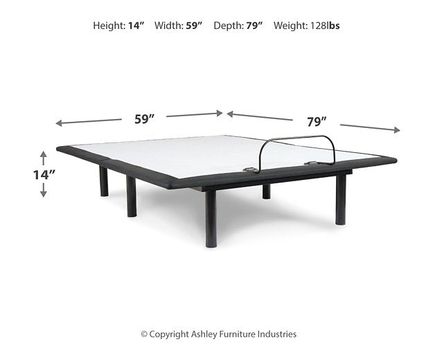 Ultra Luxury Firm Tight Top with Memory Foam Mattress and Base Set - Half Price Furniture