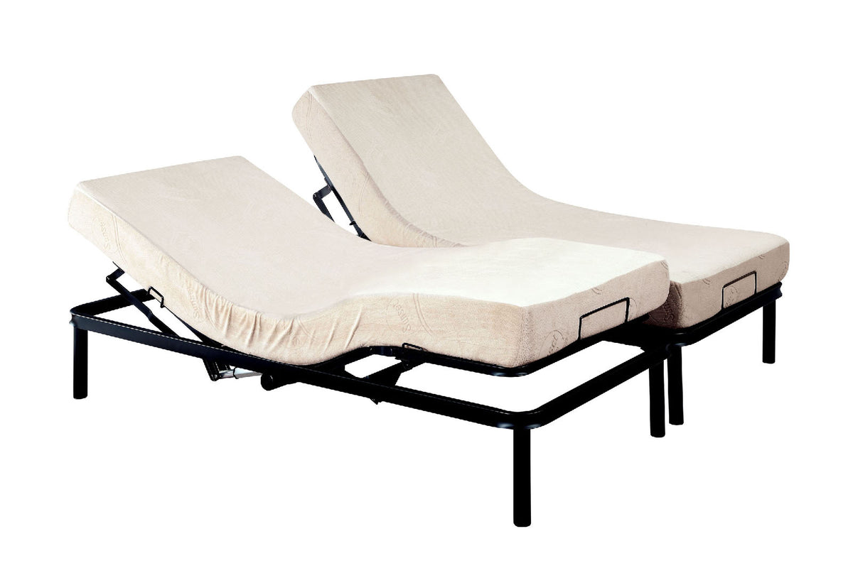 FRAMOS Black Adjustable Bed Frame - E.King Half Price Furniture