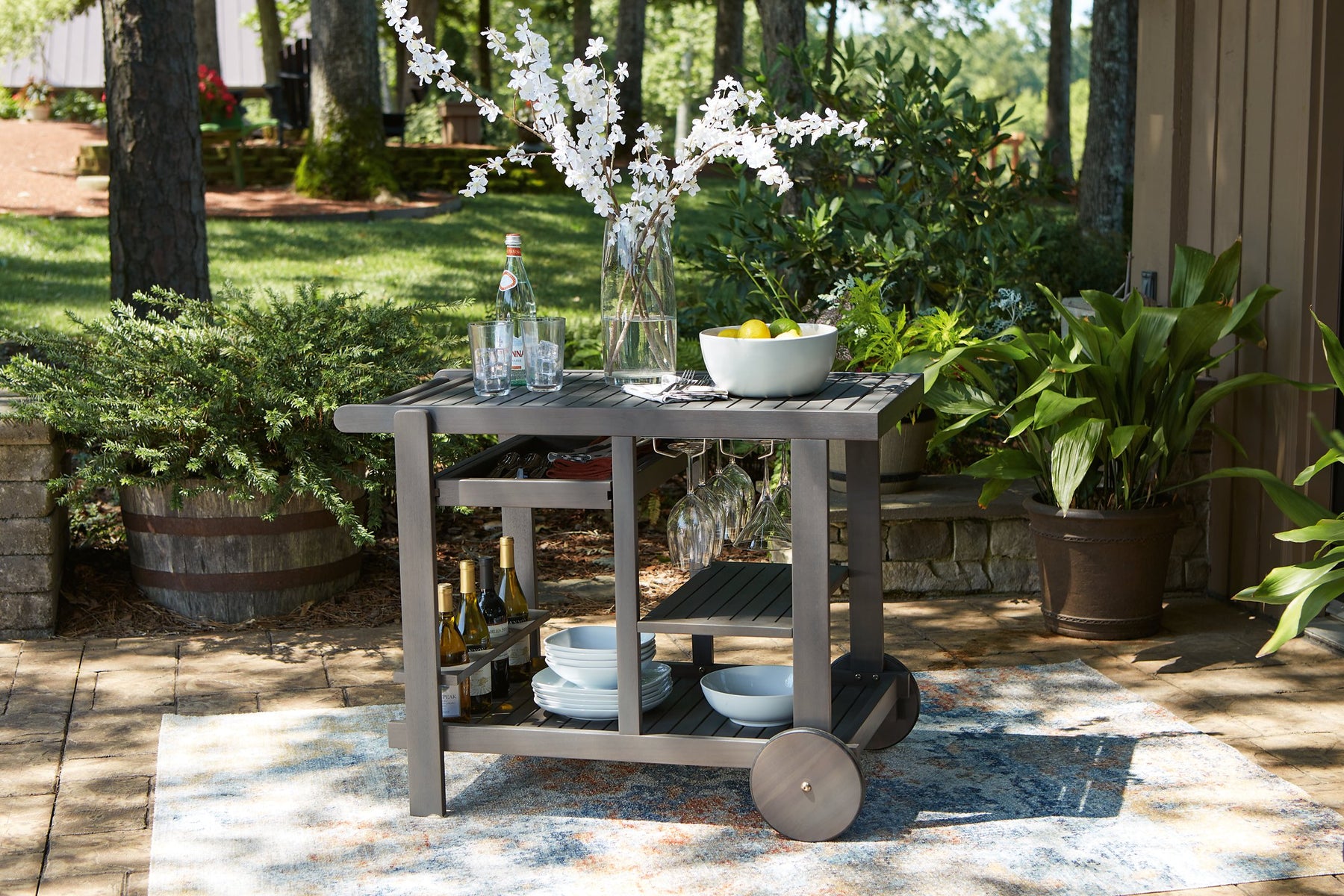 Kailani Serving Cart - Half Price Furniture