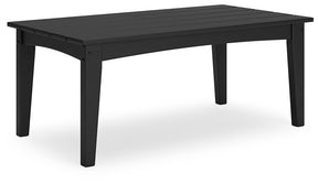 Hyland wave Outdoor Coffee Table Half Price Furniture