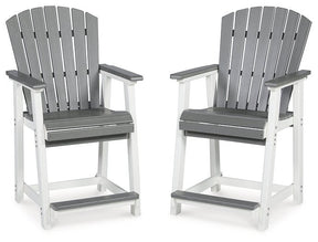 Transville Outdoor Counter Height Bar Stool (Set of 2) - Half Price Furniture