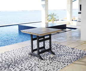 Fairen Trail Outdoor Counter Height Dining Table - Half Price Furniture