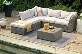 Cherry Point 4-piece Outdoor Sectional Set - Half Price Furniture