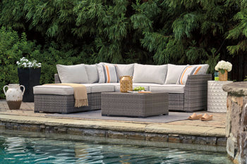 Cherry Point 4-piece Outdoor Sectional Set - Half Price Furniture