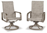 Beach Front Sling Swivel Chair (Set of 2) Half Price Furniture