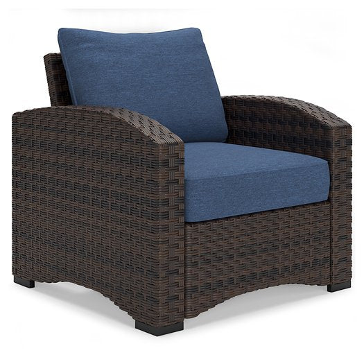 Windglow Outdoor Lounge Chair with Cushion Half Price Furniture