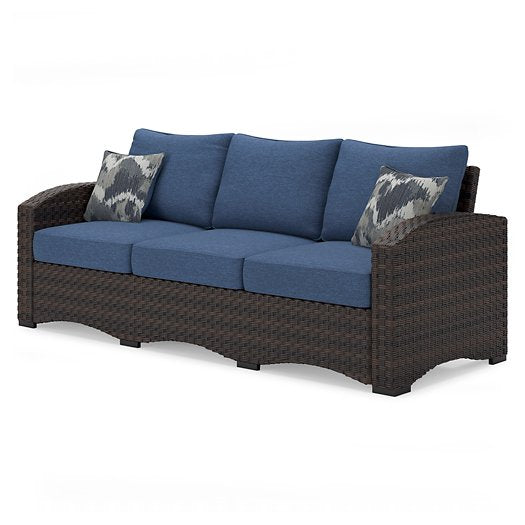 Windglow Outdoor Sofa with Cushion - Half Price Furniture