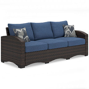 Windglow Outdoor Sofa with Cushion - Half Price Furniture