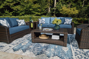 Windglow Outdoor Sofa with Cushion - Half Price Furniture