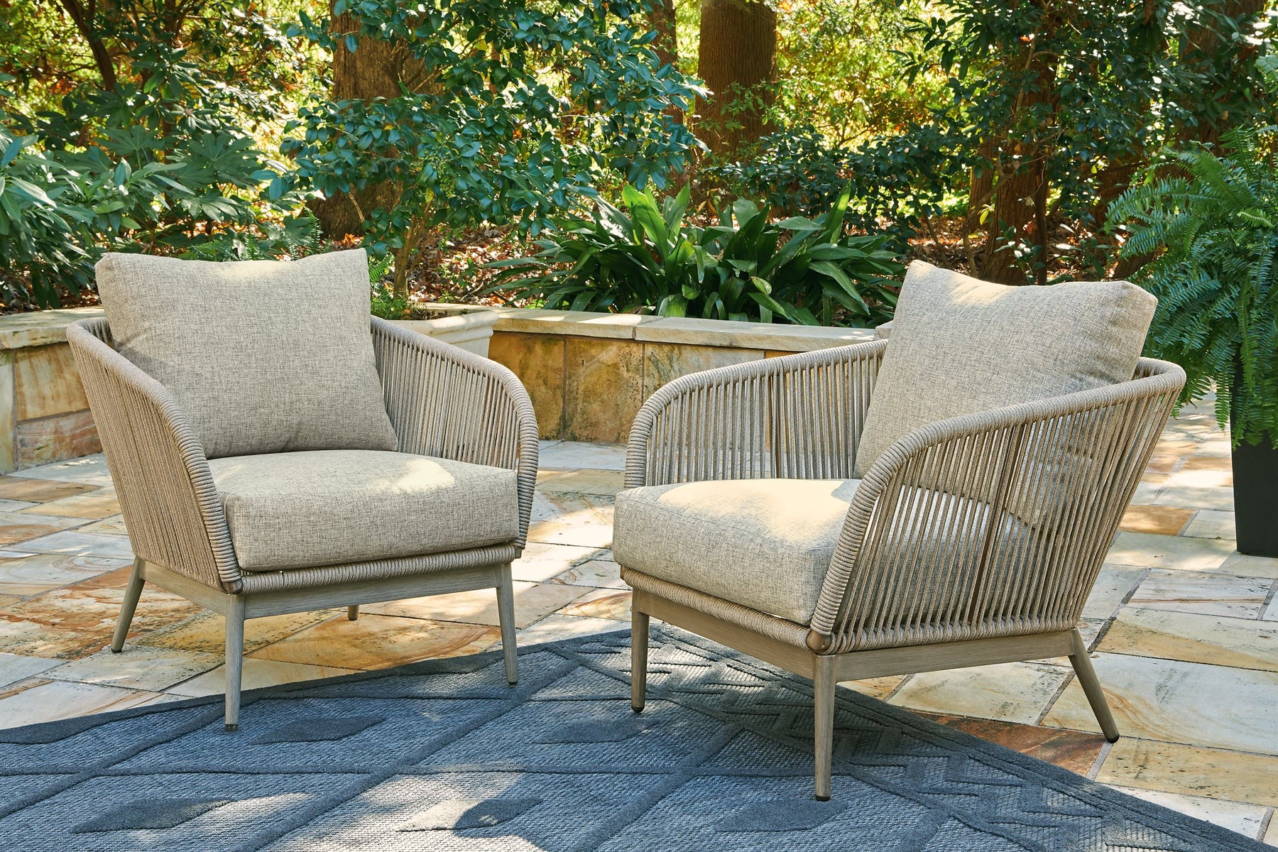 Swiss Valley Outdoor Upholstery Set - Half Price Furniture