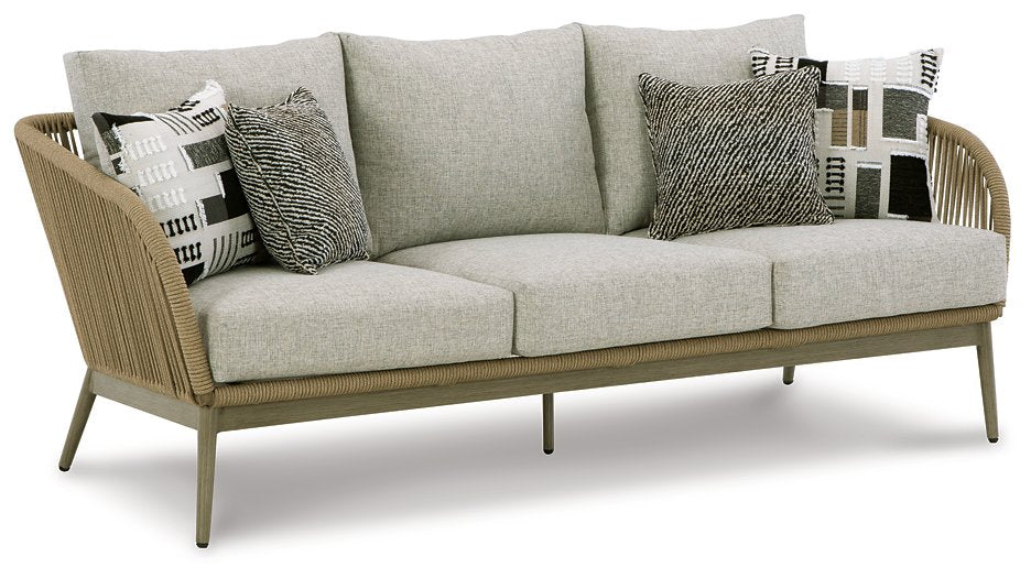 Swiss Valley Outdoor Sofa with Cushion Half Price Furniture