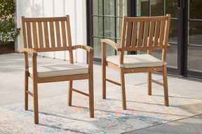 Janiyah Outdoor Dining Arm Chair (Set of 2) - Half Price Furniture