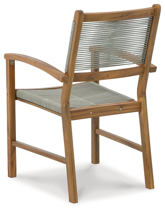 Janiyah Outdoor Dining Arm Chair (Set of 2) - Half Price Furniture