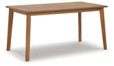 Janiyah Outdoor Dining Table Half Price Furniture