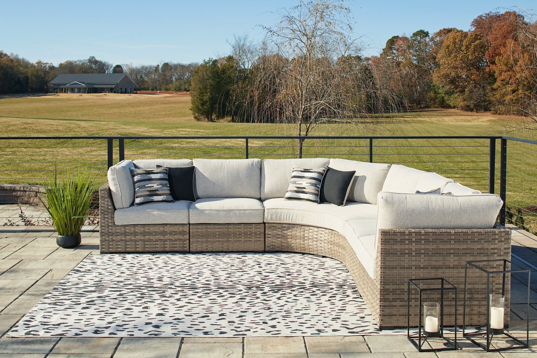 Calworth Outdoor Sectional - Half Price Furniture