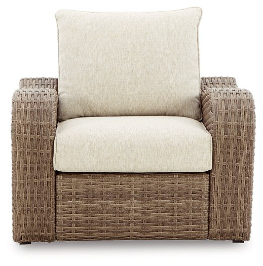 Sandy Bloom Outdoor Upholstery Set - Half Price Furniture