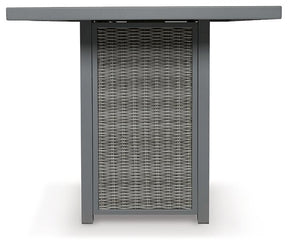 Palazzo Outdoor Bar Table with Fire Pit - Half Price Furniture