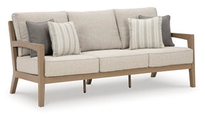 Hallow Creek Outdoor Sofa with Cushion - Half Price Furniture