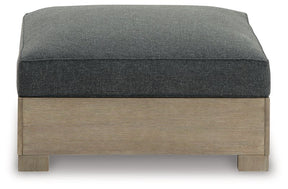 Citrine Park Outdoor Ottoman with Cushion - Half Price Furniture