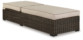 Coastline Bay Outdoor Chaise Lounge with Cushion - Half Price Furniture