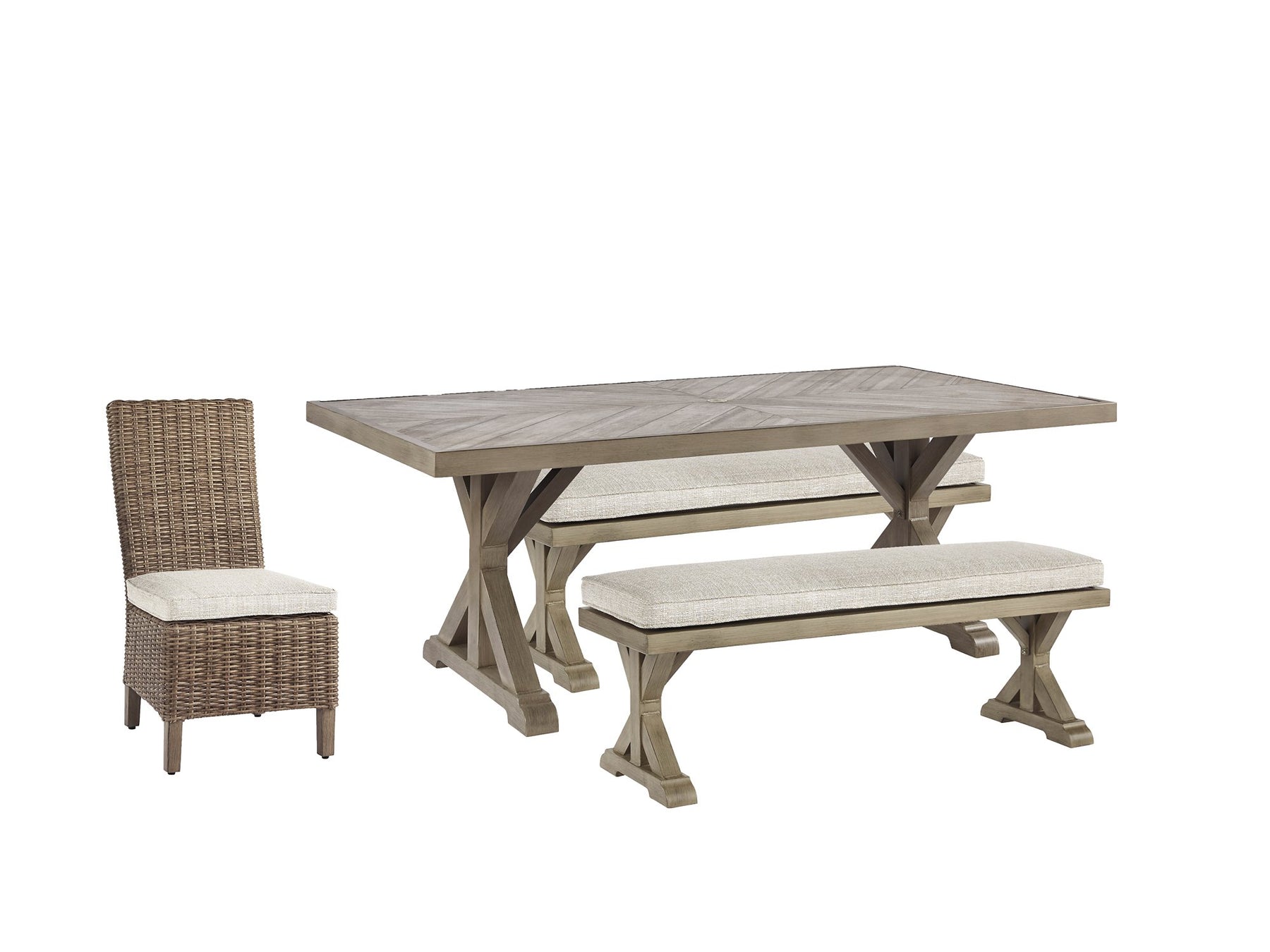 Beachcroft Outdoor Dining Set - Half Price Furniture