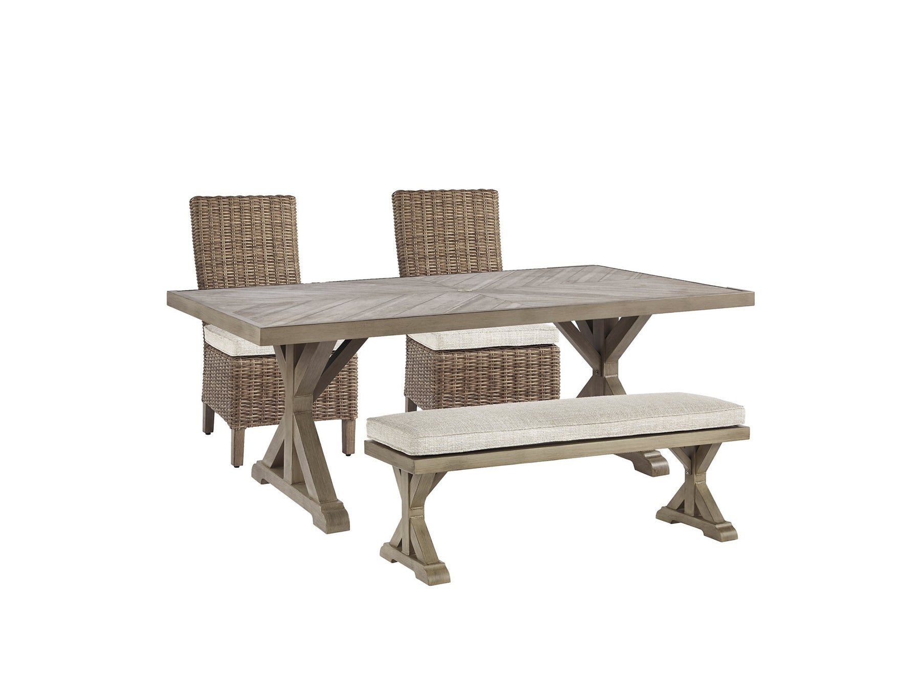 Beachcroft Outdoor Seating Set - Half Price Furniture