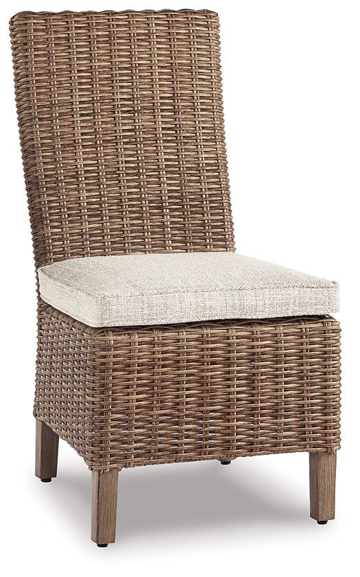 Beachcroft Outdoor Side Chair with Cushion (Set of 2) - Half Price Furniture