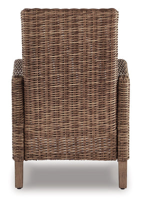 Beachcroft Outdoor Arm Chair with Cushion (Set of 2) - Half Price Furniture