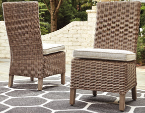 Beachcroft Outdoor Side Chair with Cushion (Set of 2) - Half Price Furniture