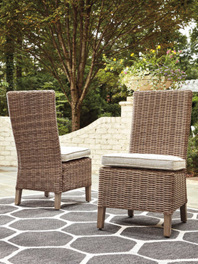 Beachcroft Outdoor Side Chair with Cushion (Set of 2) - Half Price Furniture