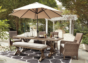 Beachcroft Outdoor Dining Set - Half Price Furniture