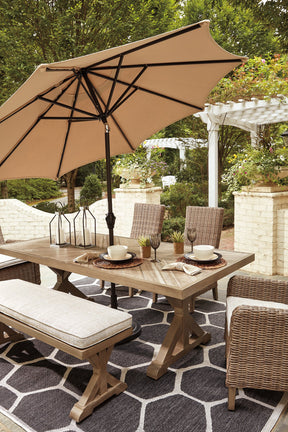 Beachcroft Outdoor Dining Set - Half Price Furniture